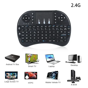I8 Mini Wireless Keyboard 2.4ghz French Spanish Russian Air Mouse with Touchpad Remote Control Android TV Box PC
I8 Mini Wireless Keyboard 2.4ghz French Spanish Russian Air Mouse with Touchpad Remote Control Android TV Box PC