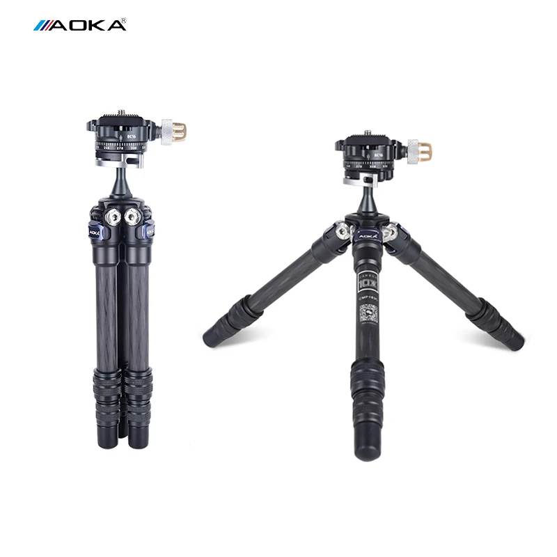 AOKA CMP163C штатив Портативный Углеродные волоконные штативы Камера подставки с BC16