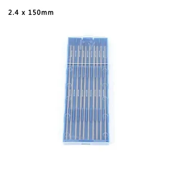 10pcs/set 2.4 X 175mm TIG Welding Tungsten Electrodes Lanthanated Blue Tip WL20 For Welding Stainless Steel And Thin Metal Plat
10pcs/set 2.4 X 175mm TIG Welding Tungsten Electrodes Lanthanated Blue Tip WL20 For Welding Stainless Steel And Thin Metal Plat