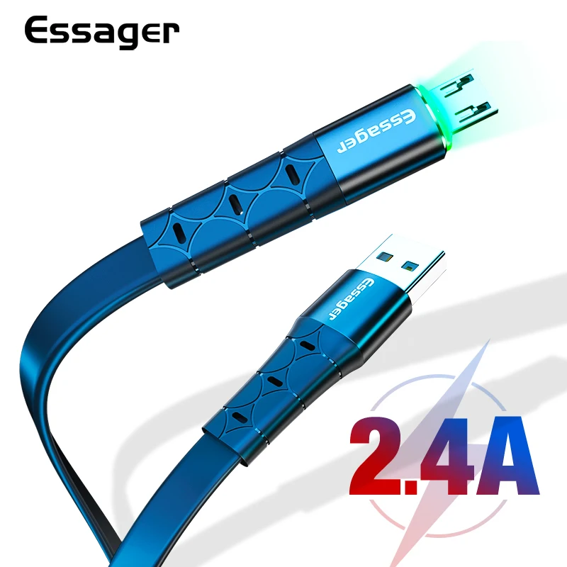 Essager LED Micro USB Cable For Xiaomi Redmi Note 5 Pro Samsung S7 Android Mobile Phone Charger Fast Charge Microusb Data Cord
Essager LED Micro USB Cable For Xiaomi Redmi Note 5 Pro Samsung S7 Android Mobile Phone Charger Fast Charge Microusb Data Cord