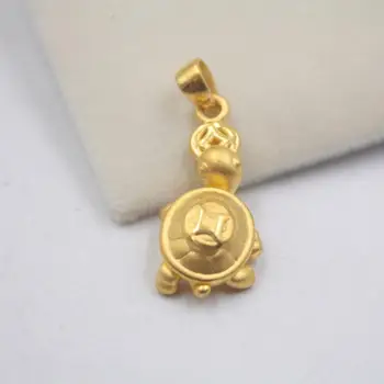 Solid 24K Yellow Gold Pendant 3D Craft Luck Bless Coin Turtle Pendant Weight 2-2.5g Size 30x12mm Stamp: 999
Solid 24K Yellow Gold Pendant 3D Craft Luck Bless Coin Turtle Pendant Weight 2-2.5g Size 30x12mm Stamp: 999
