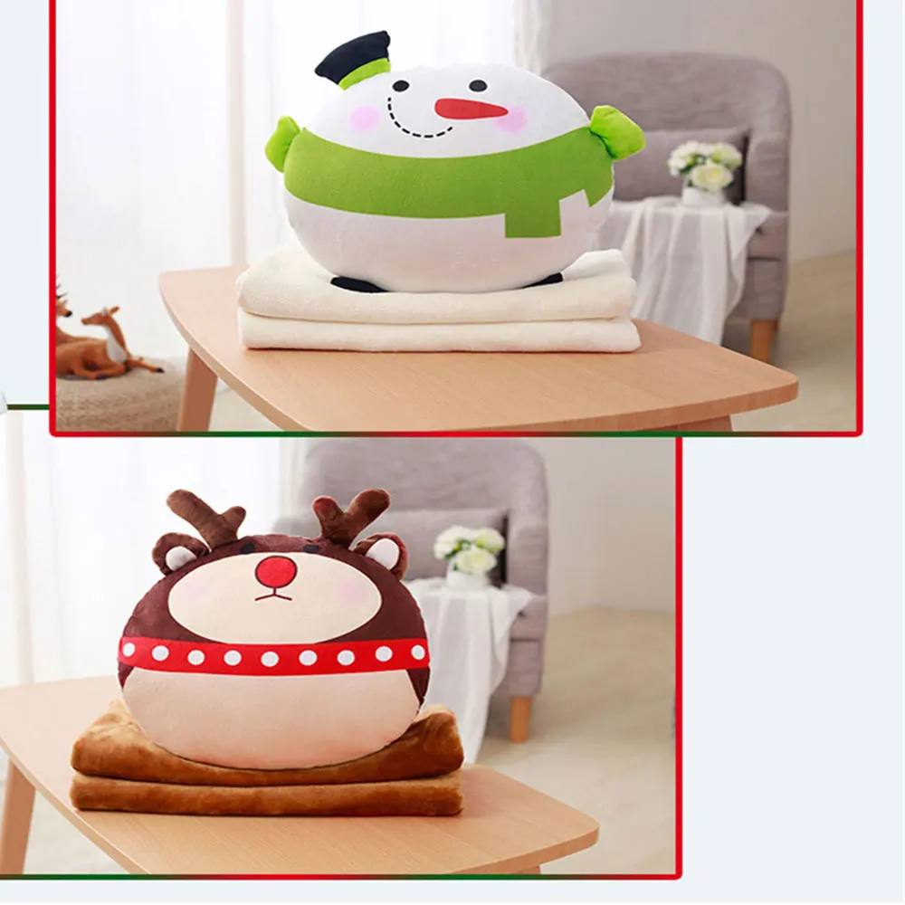 Creative Christmas Gift Three-in-one Warm Handkerchief Air Conditioning Blanket Santa Claus Elk SSnowman Pillow Cushion 20
Creative Christmas Gift Three-in-one Warm Handkerchief Air Conditioning Blanket Santa Claus Elk SSnowman Pillow Cushion 20