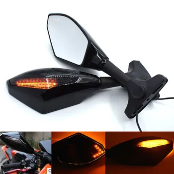 Universal Motorcycle Rearview Side Mirrors LED Turn Signal For Kawasaki ZX14/ZZR1400 2006-2011 ZX12R 2000-2006 ZX10R 2004-2005
Universal Motorcycle Rearview Side Mirrors LED Turn Signal For Kawasaki ZX14/ZZR1400 2006-2011 ZX12R 2000-2006 ZX10R 2004-2005