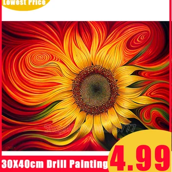 Full Square/Round Drill 5D DIY Diamond Painting "Sunflower" Flowers Diamond Embroidery Mosaic Cross Stitch 3D Home Decor Gift
Full Square/Round Drill 5D DIY Diamond Painting "Sunflower" Flowers Diamond Embroidery Mosaic Cross Stitch 3D Home Decor Gift