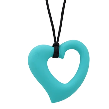 New Baby Pendant Teether Necklace Soft Silicone Teether Heart Shaped Food Grade Baby Healthy Care Supplie Teething 5 Colors 
New Baby Pendant Teether Necklace Soft Silicone Teether Heart Shaped Food Grade Baby Healthy Care Supplie Teething 5 Colors