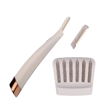 4 in 1 Electric eyebrow knife Brows Hair Remover Eyebrow Trimmer Remove Nose hair trimmer for facial hair removal eye make tool
4 in 1 Electric eyebrow knife Brows Hair Remover Eyebrow Trimmer Remove Nose hair trimmer for facial hair removal eye make tool
