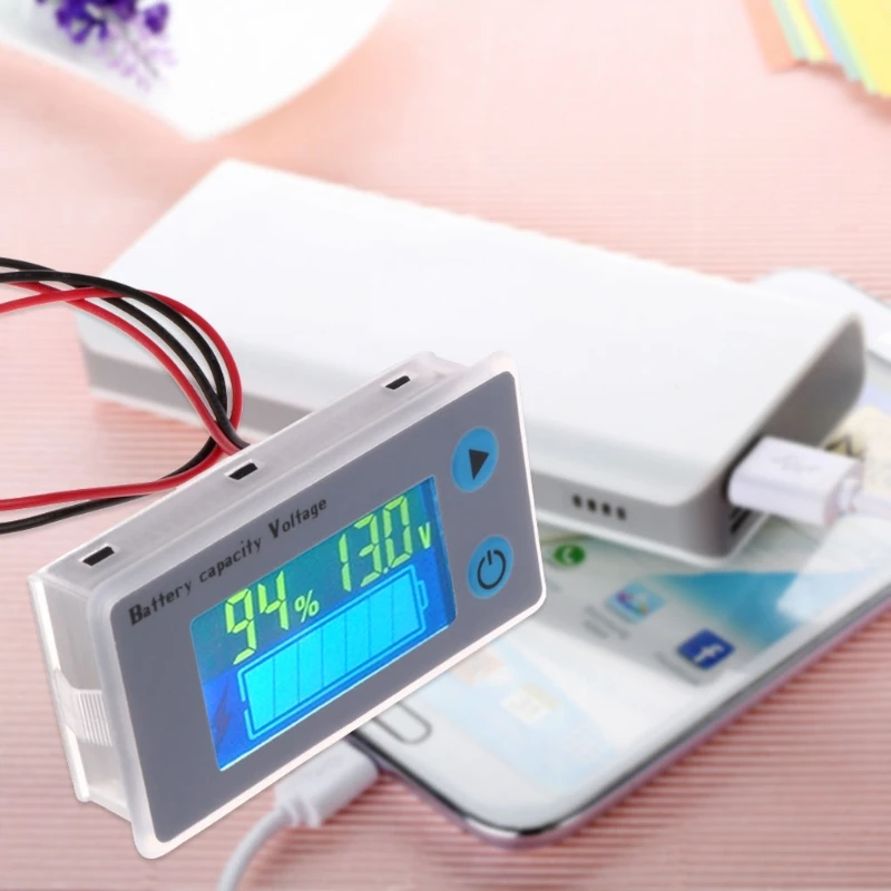 10-100V Universal Battery Capacity Voltmeter Tester LCD Car Lead-acid Indicator X4YD
10-100V Universal Battery Capacity Voltmeter Tester LCD Car Lead-acid Indicator X4YD