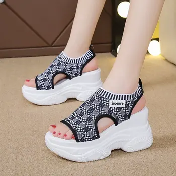 Wedges Shoes for Women 2020Air Mesh High Heels Sandals Women Casual Elastic Band Gladiator Summer Shoes Women Sandals
Wedges Shoes for Women 2020Air Mesh High Heels Sandals Women Casual Elastic Band Gladiator Summer Shoes Women Sandals