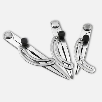 Stainless Steel Adjustable Spacing Compass Durable Leather Craft Regulation Tools Edge Creaser DIY Wing Divider Scriber
Stainless Steel Adjustable Spacing Compass Durable Leather Craft Regulation Tools Edge Creaser DIY Wing Divider Scriber