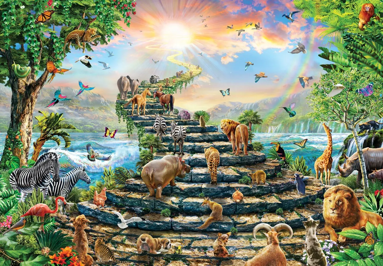 JOHNSON Stairway Heaven Animal Parrot Lion Elephant Zebra Giraffe Rainbow Tree backgrounds Computer print party backdrop
JOHNSON Stairway Heaven Animal Parrot Lion Elephant Zebra Giraffe Rainbow Tree backgrounds Computer print party backdrop