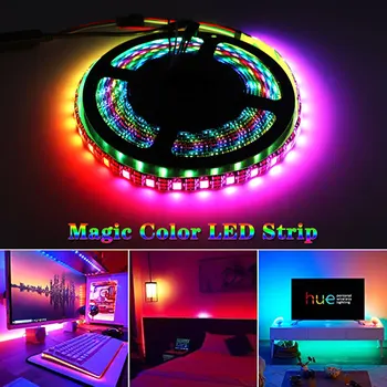 Waterproof SMD 5V 12V Magic RGB Color LED Strip Bluetooth APP Mobile Control Programmable LED Tape for Decoration
Waterproof SMD 5V 12V Magic RGB Color LED Strip Bluetooth APP Mobile Control Programmable LED Tape for Decoration