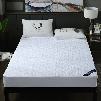 Bed Cover Polyester Fabric Quilted Mattress Protector Thicken King Mattress Topper for Bed Anti-mite Twin Bed Mattress Cover
Bed Cover Polyester Fabric Quilted Mattress Protector Thicken King Mattress Topper for Bed Anti-mite Twin Bed Mattress Cover