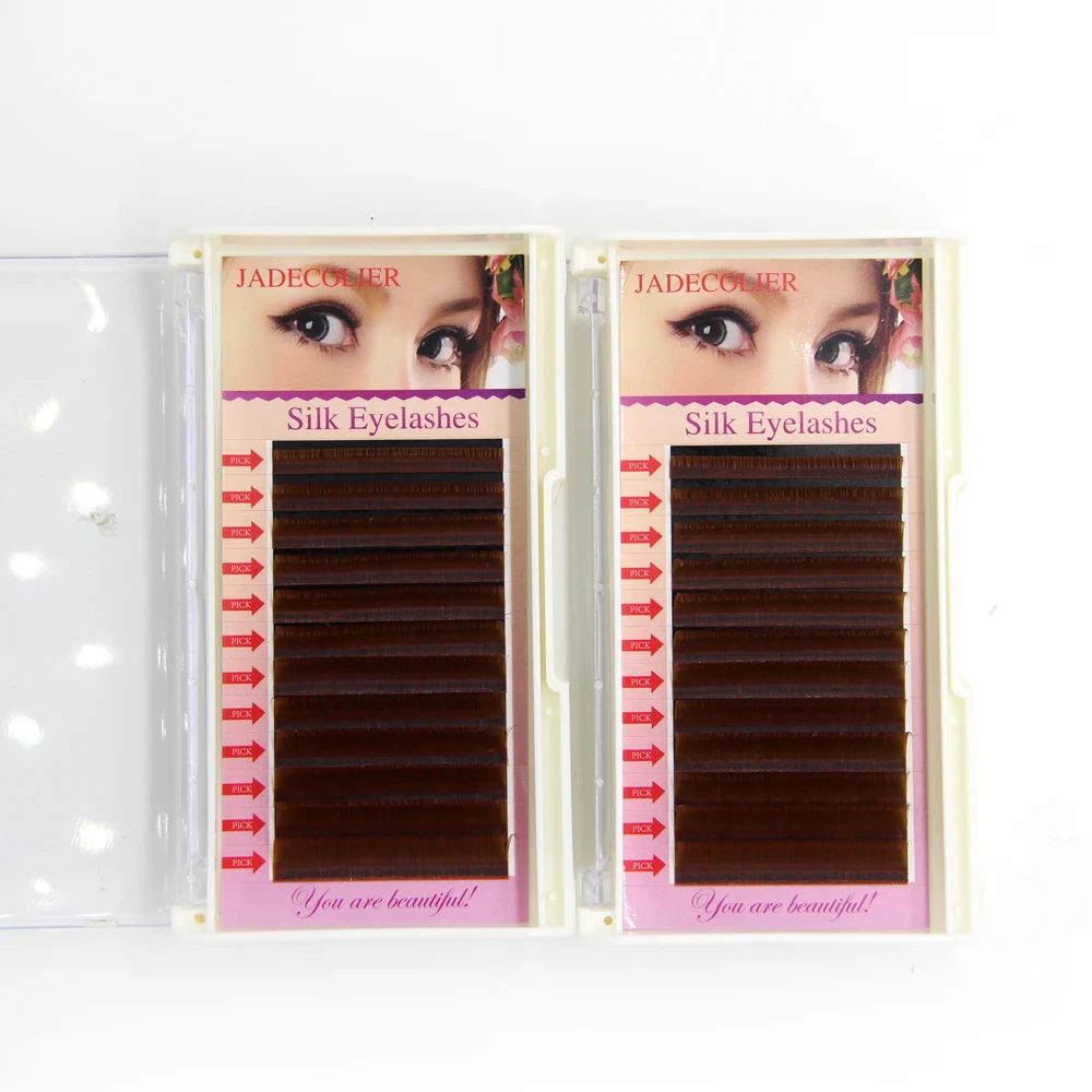 1 tray Brown color lashes light dark brown eyelash extensions
1 tray Brown color lashes light dark brown eyelash extensions