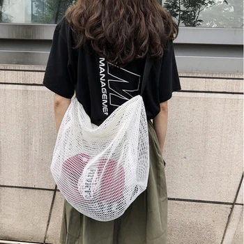 Women Fashion Portable Mesh Net Turtle Bag String Shopping Bag Reusable Fruit Vegetables Storage Handbag Totes New Handbags
Women Fashion Portable Mesh Net Turtle Bag String Shopping Bag Reusable Fruit Vegetables Storage Handbag Totes New Handbags