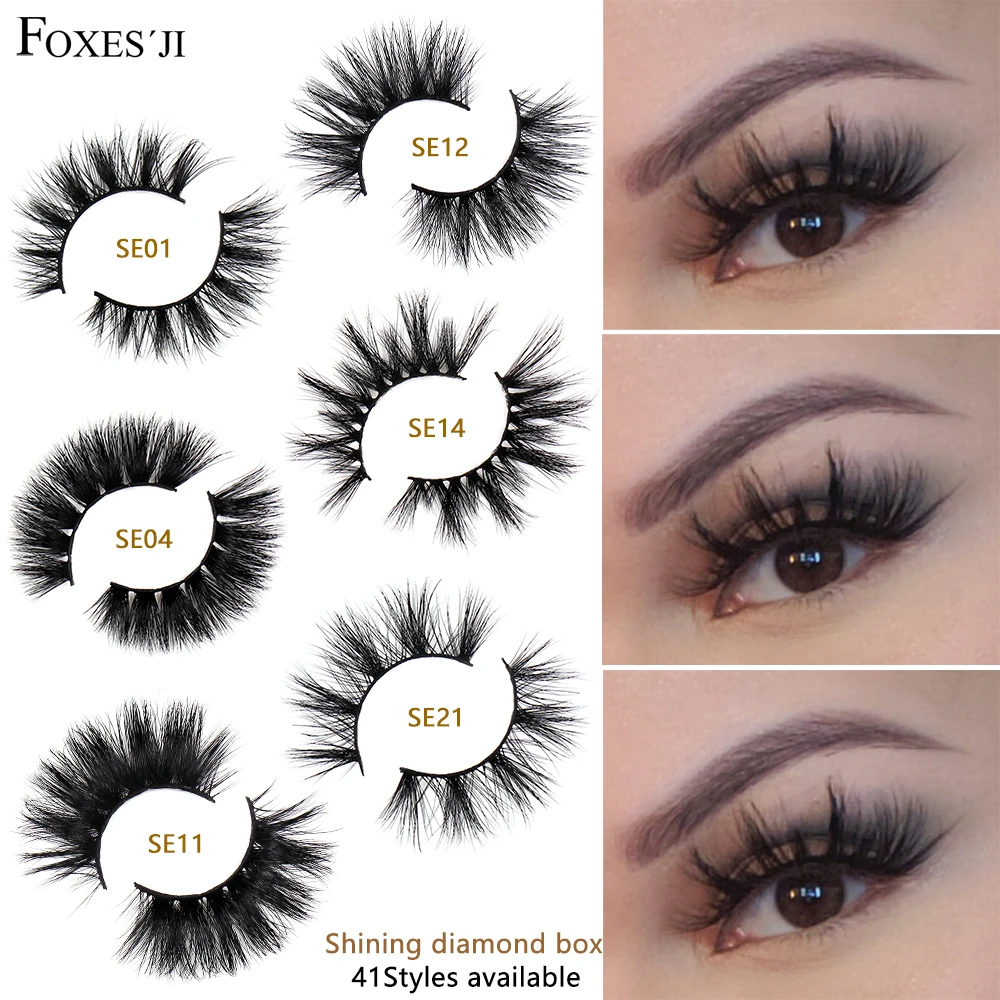 FOXESJI 3D Mink Lashes False Eyelashes Most fluffy Dramatic Handmade Eyelashes Eye Lashes Makeup Cruelty free Natural Eyelash 41
FOXESJI 3D Mink Lashes False Eyelashes Most fluffy Dramatic Handmade Eyelashes Eye Lashes Makeup Cruelty free Natural Eyelash 41