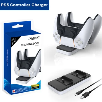 USB Dual Gamepad Charger dock Controller Game Controller Power Supply Charging Station Stand For Sony Playstation 5 PS5
USB Dual Gamepad Charger dock Controller Game Controller Power Supply Charging Station Stand For Sony Playstation 5 PS5