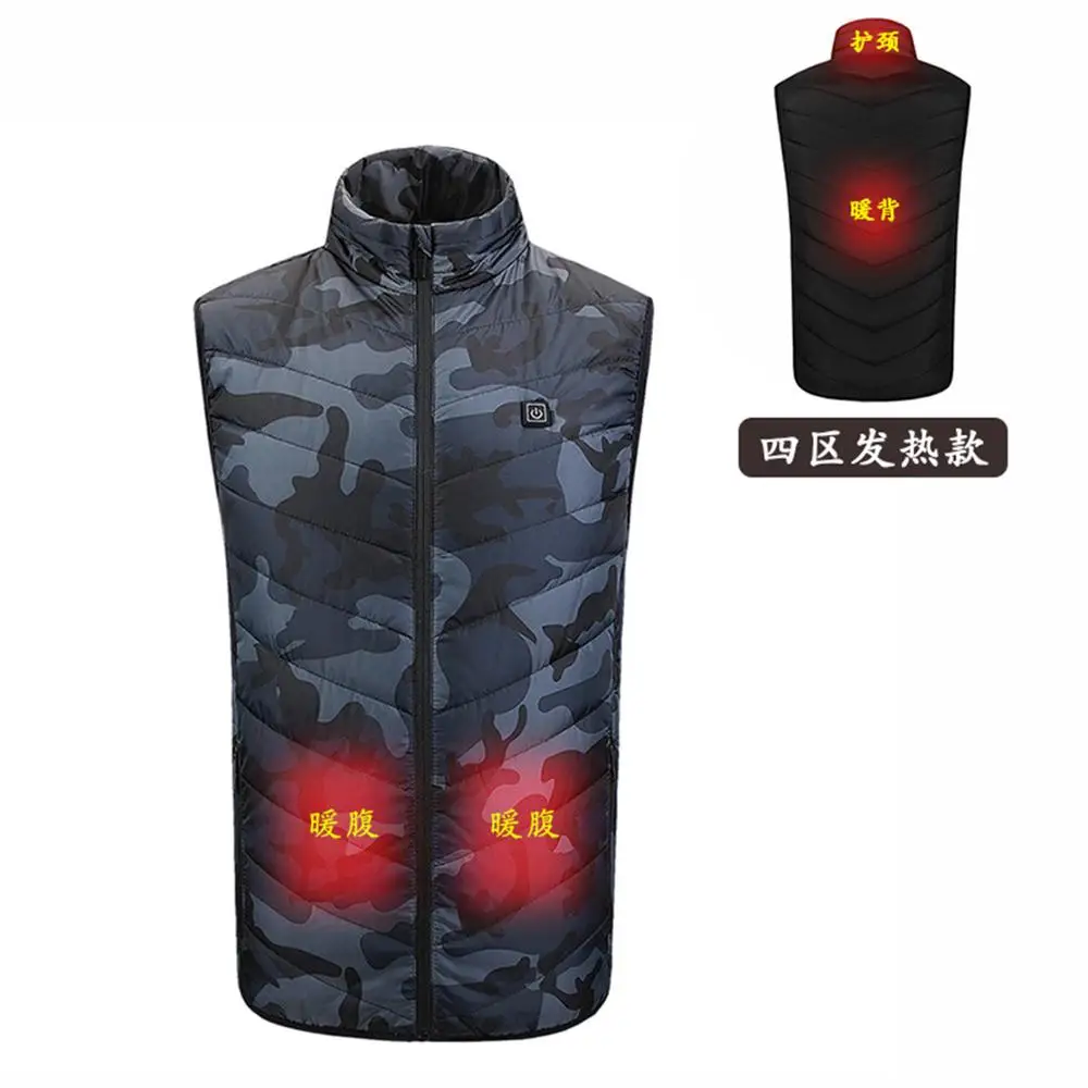 Heated Vest Washable Usb Charging Electric Heating Warm Jacket Control Temperature Outdoor Camping Hiking Warm Hunting Jacket
Heated Vest Washable Usb Charging Electric Heating Warm Jacket Control Temperature Outdoor Camping Hiking Warm Hunting Jacket
