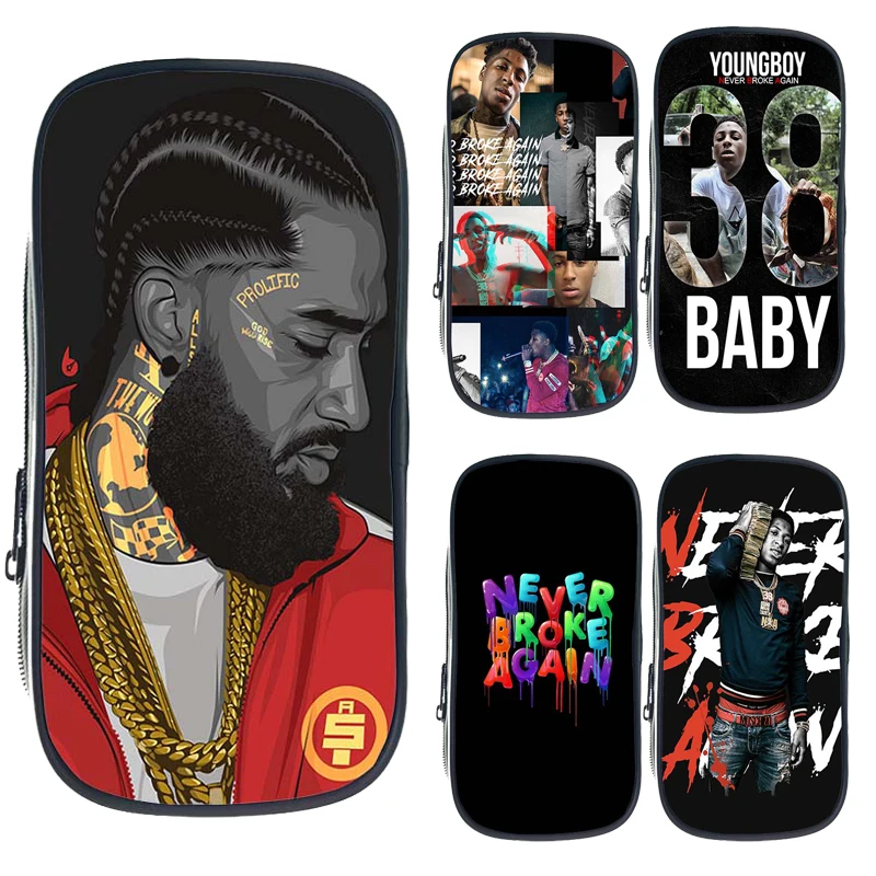 Cool YoungBoy Never Broke Again Pencil Bag Print Waterproof Pencil Case Kids Gift Zipper Stationery Container Girl Cosmetic Bag
Cool YoungBoy Never Broke Again Pencil Bag Print Waterproof Pencil Case Kids Gift Zipper Stationery Container Girl Cosmetic Bag