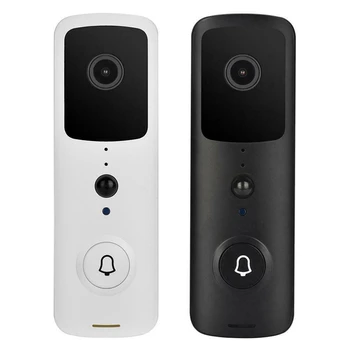 2x V30 WiFi Smart IP Video Doorbell 1080P Wireless Night Vision IR Alarm Video Intercom Camera Doorbell Black & White
2x V30 WiFi Smart IP Video Doorbell 1080P Wireless Night Vision IR Alarm Video Intercom Camera Doorbell Black & White