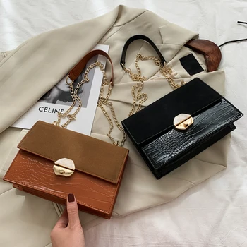 Women Alligator Pattern Messenger Bag Ladies PU Chain Flap Shoulder Handbag Female Crossbody Bags
Women Alligator Pattern Messenger Bag Ladies PU Chain Flap Shoulder Handbag Female Crossbody Bags