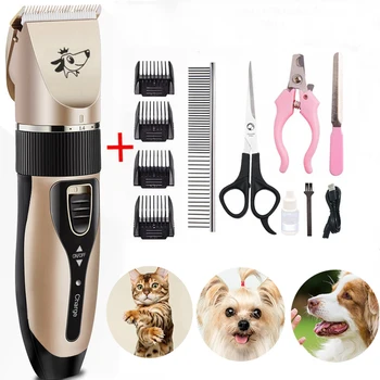 Dog Cat Hair Trimmer Electrical Pet Professional Grooming Machine Tool Usb Rechargeable Shavers Cutter+ Blade Haircut Clipper 
Dog Cat Hair Trimmer Electrical Pet Professional Grooming Machine Tool Usb Rechargeable Shavers Cutter+ Blade Haircut Clipper