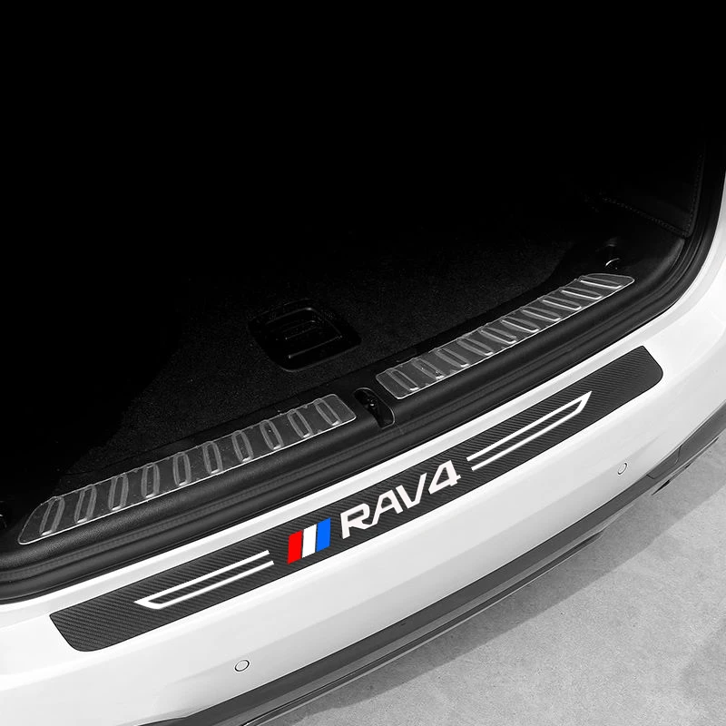car trunk Rear bumper leather protector for Toyota rav4 2015 2019 2020 on the edge Anti-scratch car accessories
car trunk Rear bumper leather protector for Toyota rav4 2015 2019 2020 on the edge Anti-scratch car accessories