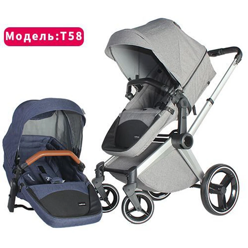 Baby Folding Stroller Can Sit Or Lie Baby Pushchair Four-wheel Shock Absorption Free Shipping From Russian 
Baby Folding Stroller Can Sit Or Lie Baby Pushchair Four-wheel Shock Absorption Free Shipping From Russian