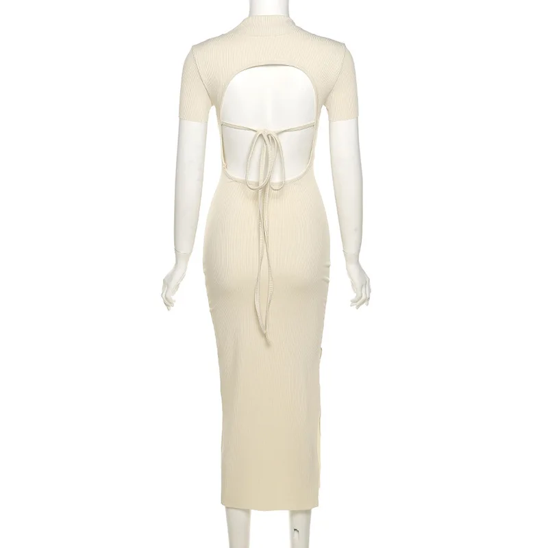 FREE SHIPPING Backless Cut Out Tie Up Women Midi Dress OUT0832 FREE SHIPPING Backless Cut Out Tie Up Women Midi Dress OUT0832FREE SHIPPING Backless Cut Out Tie Up Women Midi Dress OUT0832