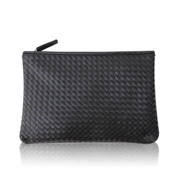 PUOU Men's Clutch Bag Large Capacity Woven Bag Leather Female Envelopes Woven Leather Bag Fashion Design Simple Envelope Bag 
PUOU Men's Clutch Bag Large Capacity Woven Bag Leather Female Envelopes Woven Leather Bag Fashion Design Simple Envelope Bag