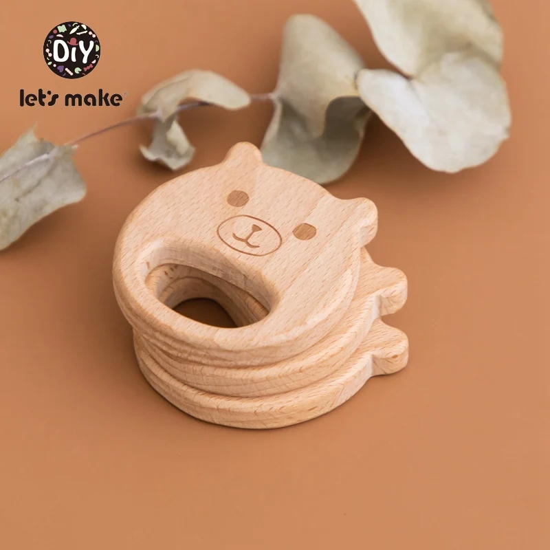 Let's Make Baby Teether For Teeth Wooden Rodent Teething Toys 1PC 4-6 Months Beech Bear Animal Cartoon BPA Free wooden Teether
Let's Make Baby Teether For Teeth Wooden Rodent Teething Toys 1PC 4-6 Months Beech Bear Animal Cartoon BPA Free wooden Teether