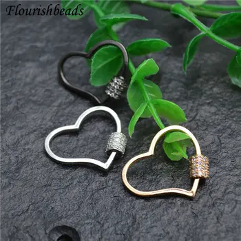 Various Heart Shape Clasp & Pendant Fasteners Real CZ Zircon Beads for DIY Jewelry Makings Necklace Chain Accessory Supplies
Various Heart Shape Clasp & Pendant Fasteners Real CZ Zircon Beads for DIY Jewelry Makings Necklace Chain Accessory Supplies