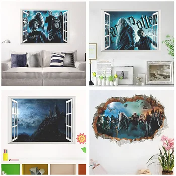 3Dview Creative Window Wall Stickers Harry P Accessories For Kids Room Home Decor School Decals PVC Mural Art Wallpaper Poster 
3Dview Creative Window Wall Stickers Harry P Accessories For Kids Room Home Decor School Decals PVC Mural Art Wallpaper Poster