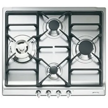 Placa Smeg SR60GHS 60 cm 4 ring stove gas 
Placa Smeg SR60GHS 60 cm 4 ring stove gas