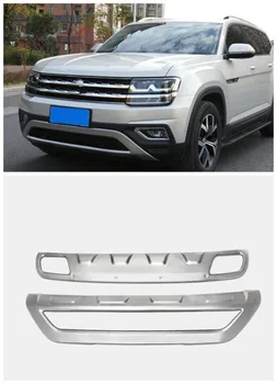 2pcs Stainless Steel Car Front + Rear Bumper Protector Guard Skid Plate Guard Bar Trim For Volkswagen Teramont /Atlas 2016 2017
2pcs Stainless Steel Car Front + Rear Bumper Protector Guard Skid Plate Guard Bar Trim For Volkswagen Teramont /Atlas 2016 2017