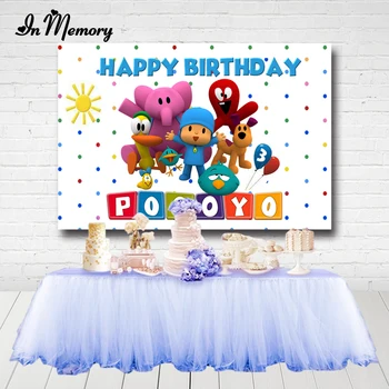 InMemory Pocoyo Birthday Party Backdrops Colorful Little Dots Sun Cute Cartoon Photography Backgrounds For Kids Custom 7x5ft
InMemory Pocoyo Birthday Party Backdrops Colorful Little Dots Sun Cute Cartoon Photography Backgrounds For Kids Custom 7x5ft