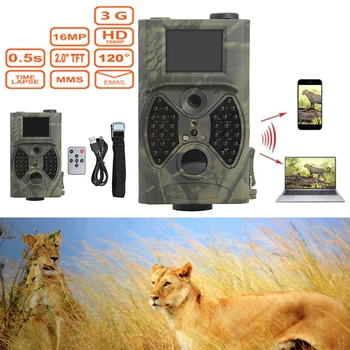 

HC-300A Outdoor 2" TFT IR Hunting Camera Cam Digital Trail 5MP Color CMOS IP54 thermal imager for phone Surveillance wild camera