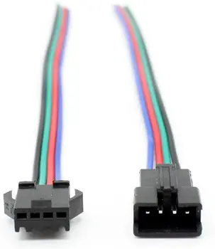 20Pairs JST SM 4PIN Plug Male to Female EL Wire Cable Connector Adapter for 5050 3528 RGB LED Strip Light
20Pairs JST SM 4PIN Plug Male to Female EL Wire Cable Connector Adapter for 5050 3528 RGB LED Strip Light