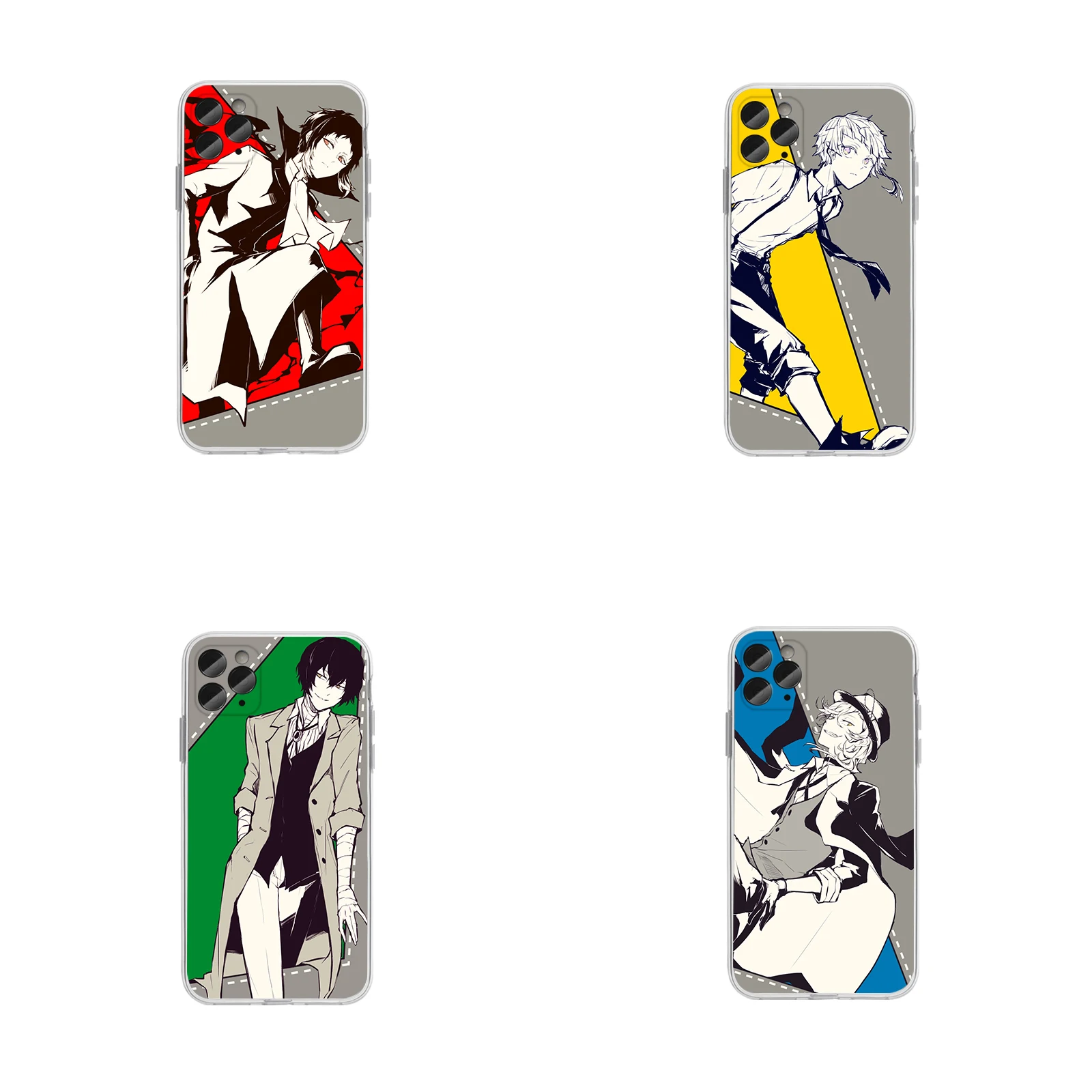 

Bungo Stray Dogs Phone Case Cover For iphone XR 12 mini 13 Pro Max 7 8 Plus SE2