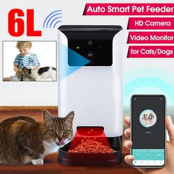6L Smart Dog Automatic Feeder with Camera Video Record Pet Automatic Feeder for Cats Dogs Food Dispenser Bowl Pet Supplies
6L Smart Dog Automatic Feeder with Camera Video Record Pet Automatic Feeder for Cats Dogs Food Dispenser Bowl Pet Supplies