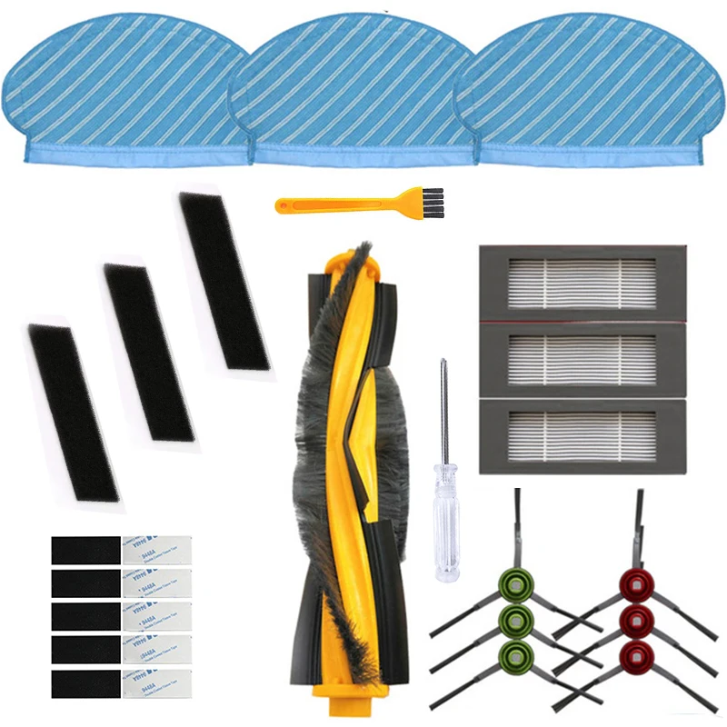 Replacement Vacuum Cleaner Set removing dirt dust debris For Ecovacs Deebot OZMO 950 920 robot cleaning accessories
Replacement Vacuum Cleaner Set removing dirt dust debris For Ecovacs Deebot OZMO 950 920 robot cleaning accessories