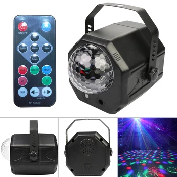 RGB LED Crystal Disco Magic Ball with RG Laser Projector DJ Party Holiday Bar Christmas Stage Lighting Effect with Voice Control
RGB LED Crystal Disco Magic Ball with RG Laser Projector DJ Party Holiday Bar Christmas Stage Lighting Effect with Voice Control