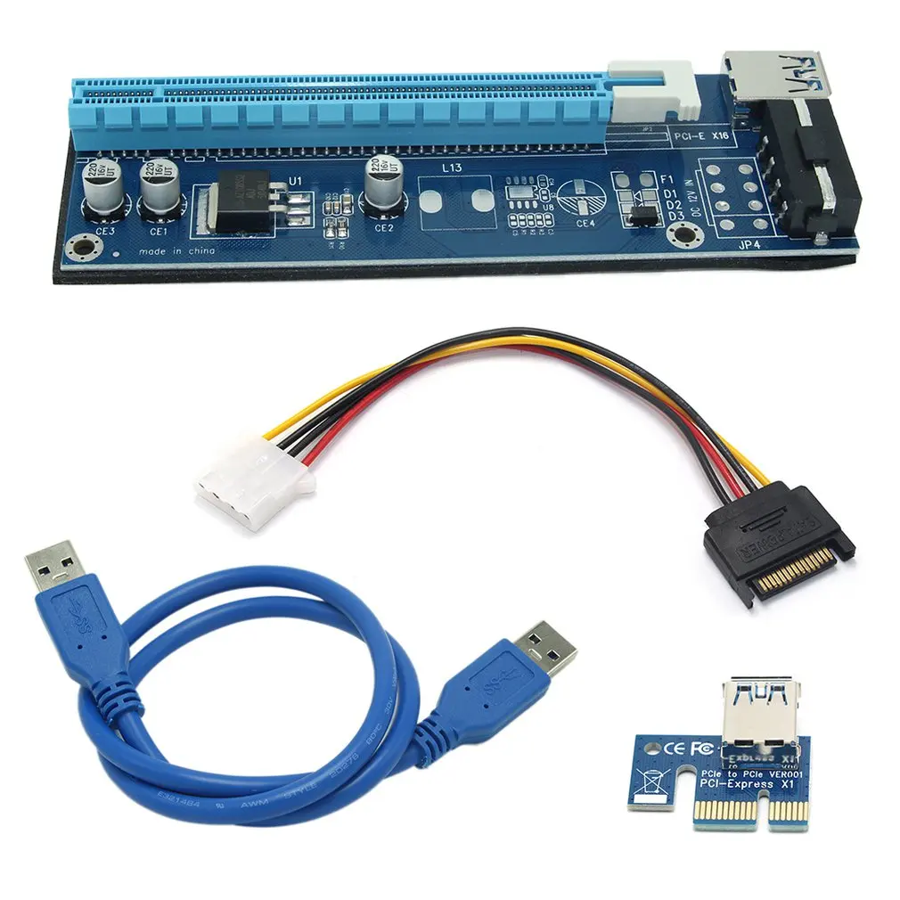 Pci-E1X To 16X Extension Cable Graphics Adapter Cable 6Pindc-Dc Usb3.0 Graphics Card Extension Cable Adapter Card
Pci-E1X To 16X Extension Cable Graphics Adapter Cable 6Pindc-Dc Usb3.0 Graphics Card Extension Cable Adapter Card