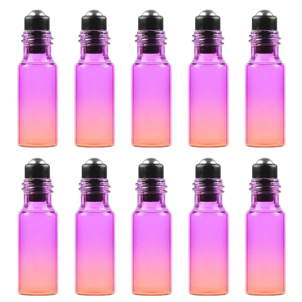 10Pcs 5ml Purple Orange Gradient Glass Bottle Essential Oil Empty Perfume Bottle Roller Bottles Ball Durable Travel Bottles
10Pcs 5ml Purple Orange Gradient Glass Bottle Essential Oil Empty Perfume Bottle Roller Bottles Ball Durable Travel Bottles