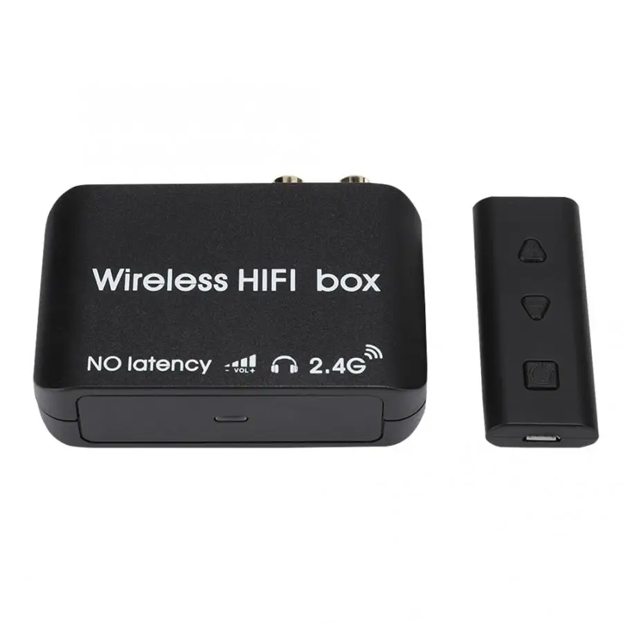 Прочный ABS беспроводной 2 4G HIFI аудио передатчик без задержки комплект приемника