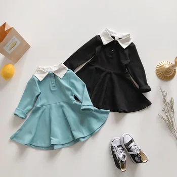 WLG Girls Caual Dresses Kids Spring Autumn Black Blue Ruffle Dress Baby Girl All Match Clothes for 2-6 Years
WLG Girls Caual Dresses Kids Spring Autumn Black Blue Ruffle Dress Baby Girl All Match Clothes for 2-6 Years