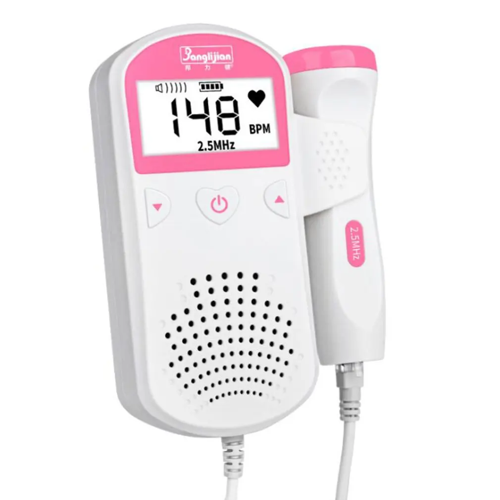 Doppler Fetal Heart rate Monitor LCD Display No Radiation Pregancy Baby & Fetal Sound Heart Rate Detector 1 Set
Doppler Fetal Heart rate Monitor LCD Display No Radiation Pregancy Baby & Fetal Sound Heart Rate Detector 1 Set