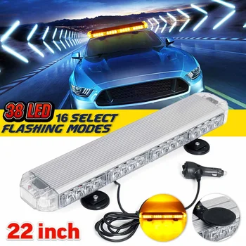 22" 114W LED 12V 24V Truck Car Strobe Light Light Bar Led Bar Flashing Beacon Light Roof Emergency Warning Lamps 16 Modes
22" 114W LED 12V 24V Truck Car Strobe Light Light Bar Led Bar Flashing Beacon Light Roof Emergency Warning Lamps 16 Modes