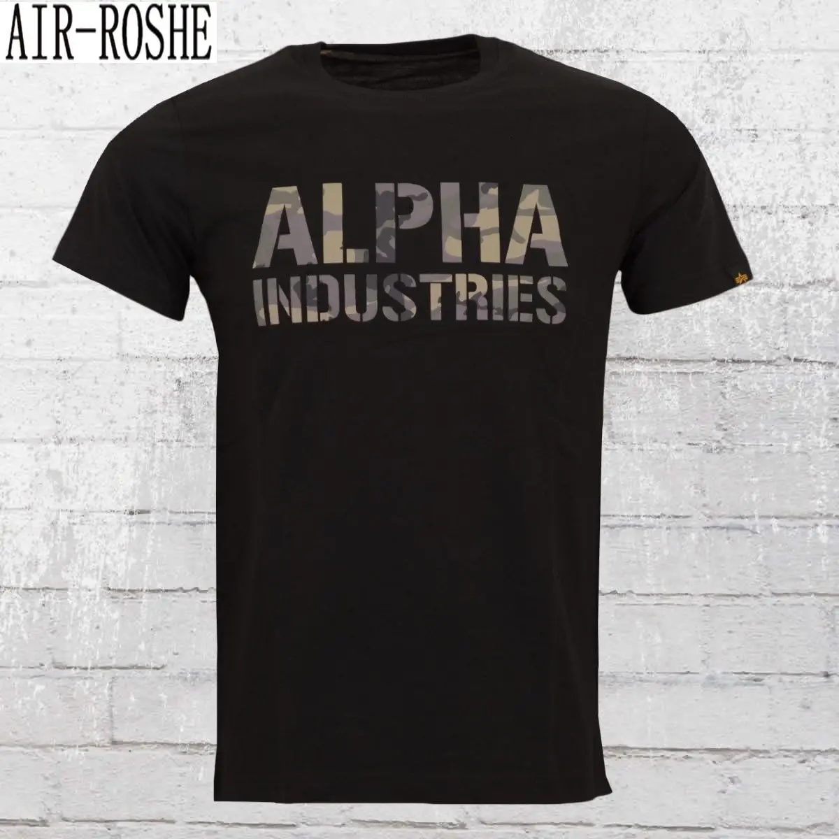 Alpha Industries Camo Print Manner T Shirt Schwarz Print T-Shirt Harajuku Short Sleeve Men Top 100% Cotton
Alpha Industries Camo Print Manner T Shirt Schwarz Print T-Shirt Harajuku Short Sleeve Men Top 100% Cotton