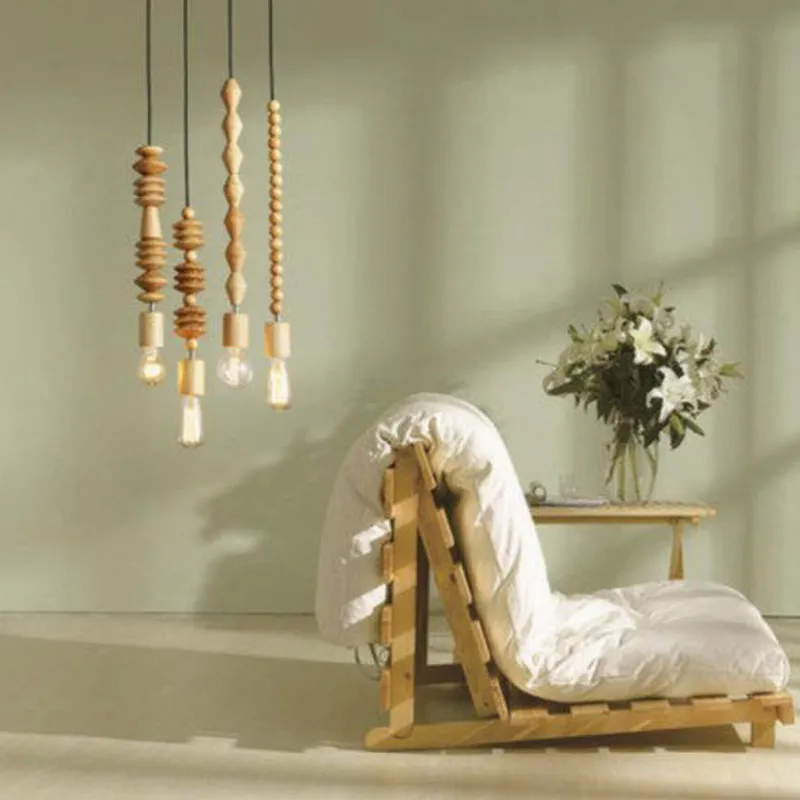 modern pendant light Retro style nature Oak wooden geometric beads pendant lamp string droplight hanging Light Fixture
modern pendant light Retro style nature Oak wooden geometric beads pendant lamp string droplight hanging Light Fixture