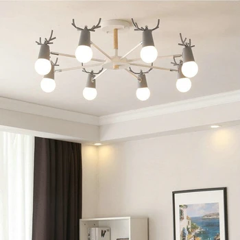 Nordic Macaron Antler Chandelier Simple Post Modern LED Chandeliers Iron and Wood Creative Personality Antler Ceiling Lamp
Nordic Macaron Antler Chandelier Simple Post Modern LED Chandeliers Iron and Wood Creative Personality Antler Ceiling Lamp